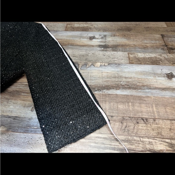 NWOT LN MAJE Black Tweed Romper FR 40 8 M - Picture 9 of 12